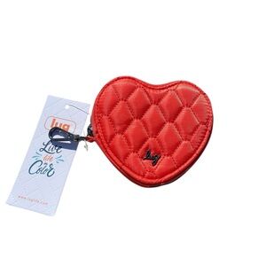 LUG HEART SHAPED PAPAYA COIN PURSE